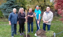 W ROD im. Powstańców Wlkp. w Gnieźnie działkowcy posadzili drzewa dla poprawy jakości powietrza