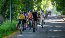 Pierwszy rajd rowerowy  Powiatowego Kolegium Prezesów ROD we  Wrześni